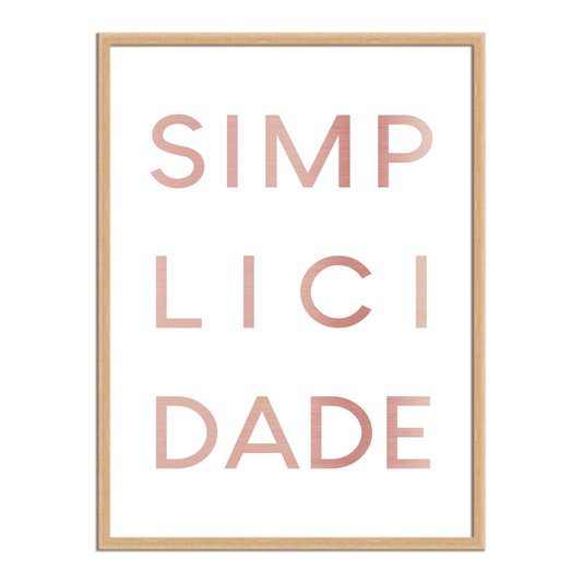 Quadro Decorativo Simplicidade