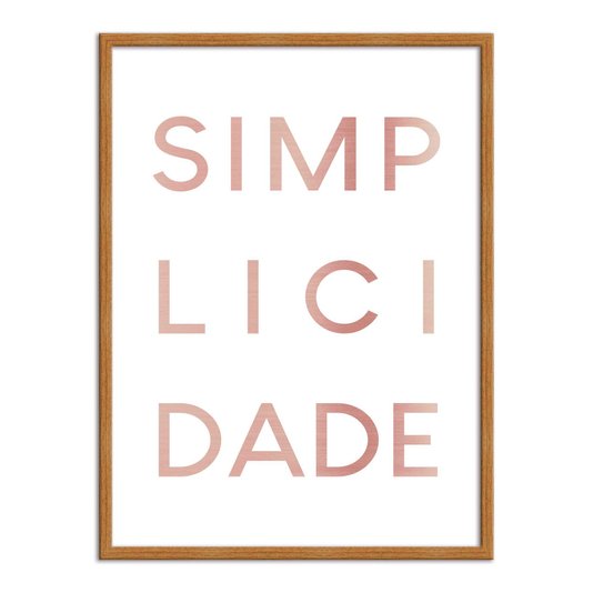 Quadro Decorativo Simplicidade