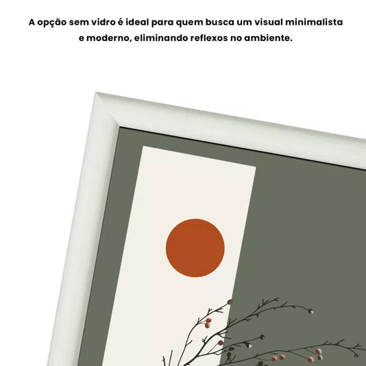 Quadro Decorativo Sol Nascente Estilo Modern Heritage