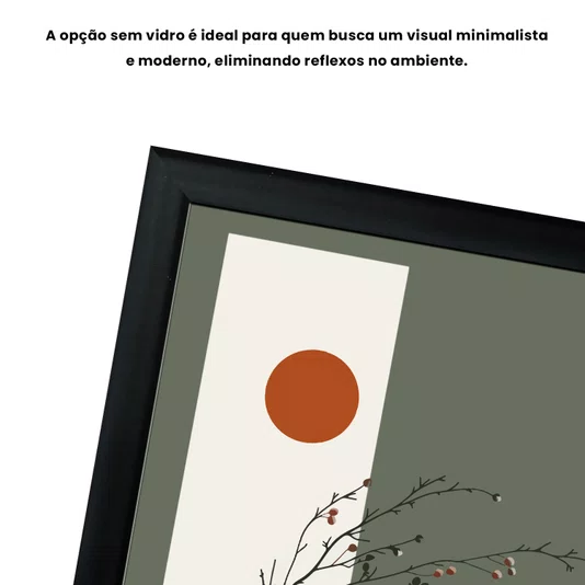 Quadro Decorativo Sol Nascente Estilo Modern Heritage