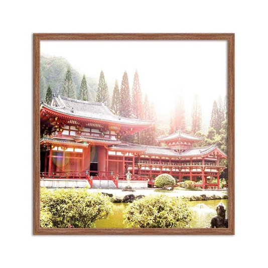 Quadro Decorativo Templo Oriental