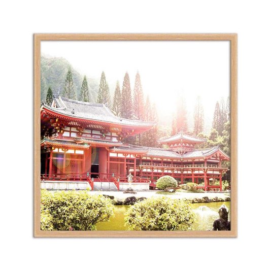 Quadro Decorativo Templo Oriental