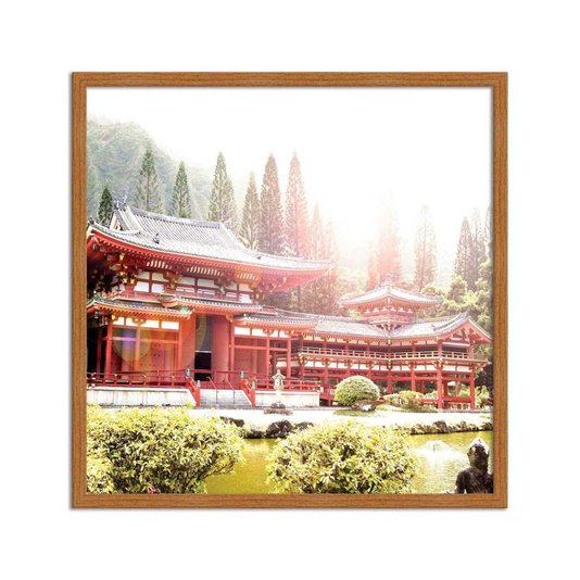 Quadro Decorativo Templo Oriental