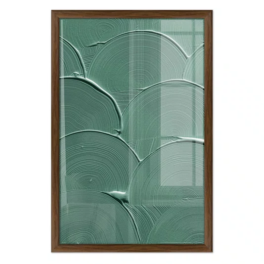 Quadro Decorativo Textura Abstrata de Arcos Estilo Modern Heritage