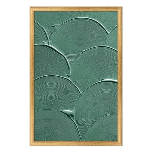 Quadro Decorativo Textura Abstrata de Arcos Estilo Modern Heritage