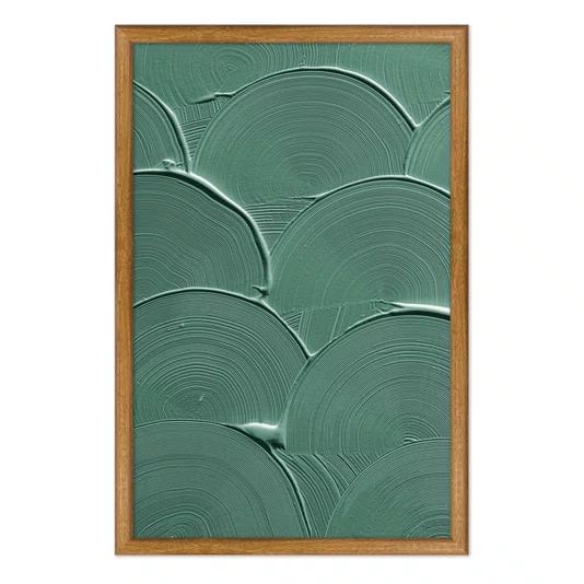 Quadro Decorativo Textura Abstrata de Arcos Estilo Modern Heritage