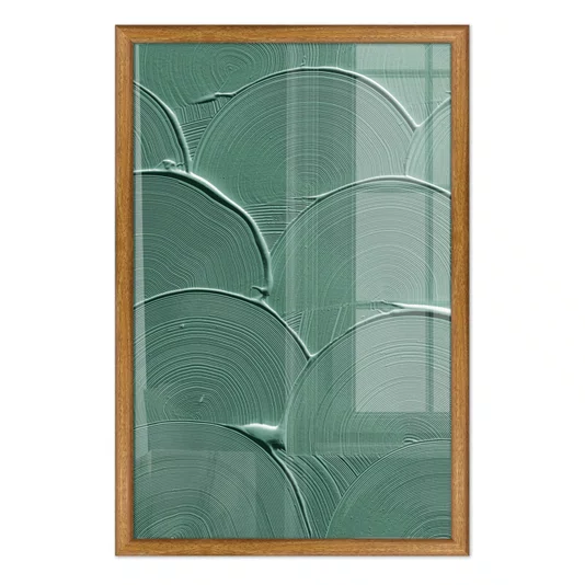 Quadro Decorativo Textura Abstrata de Arcos Estilo Modern Heritage