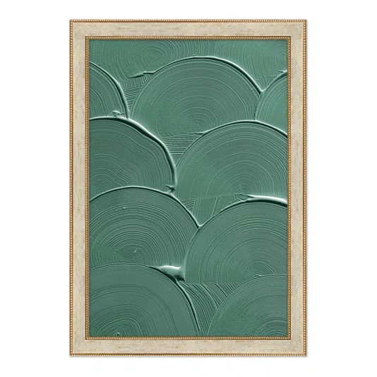 Quadro Decorativo Textura Abstrata de Arcos Estilo Modern Heritage