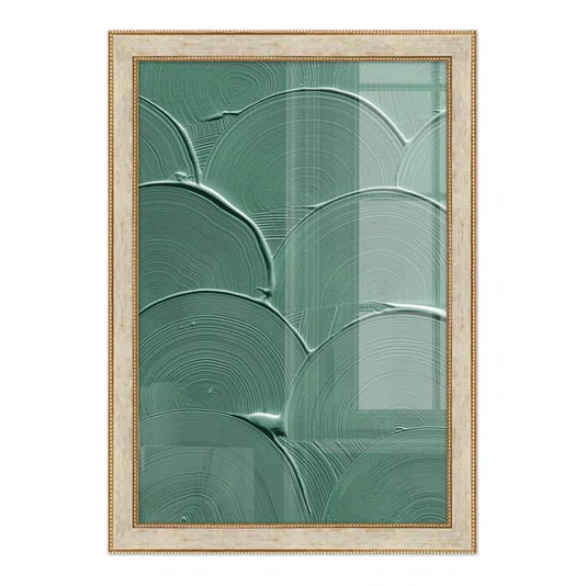 Quadro Decorativo Textura Abstrata de Arcos Estilo Modern Heritage