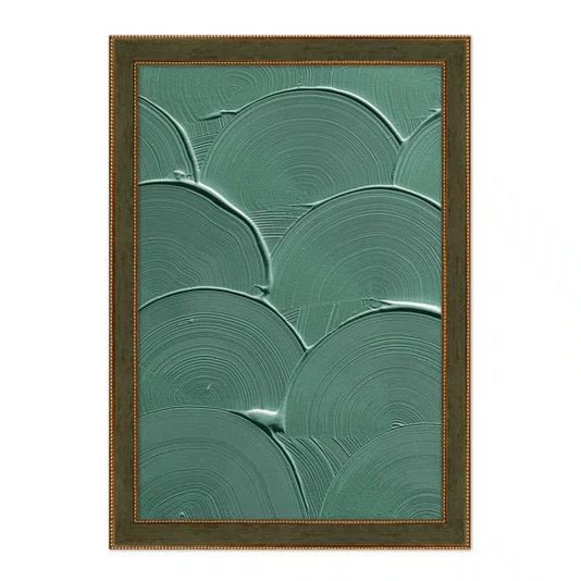 Quadro Decorativo Textura Abstrata de Arcos Estilo Modern Heritage