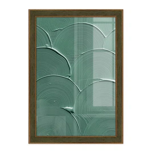 Quadro Decorativo Textura Abstrata de Arcos Estilo Modern Heritage