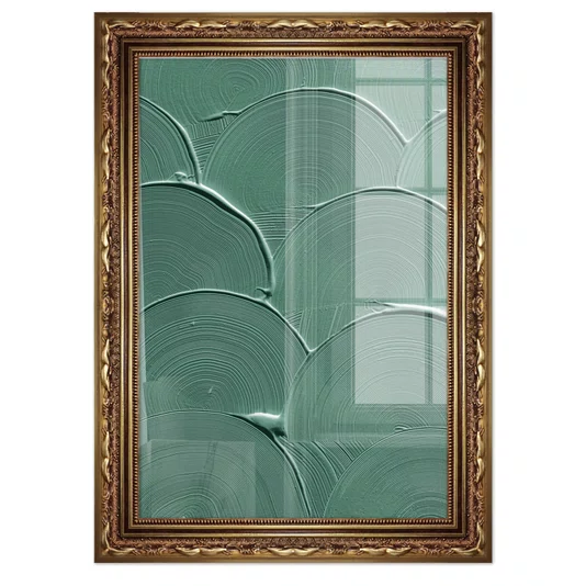 Quadro Decorativo Textura Abstrata de Arcos Estilo Modern Heritage