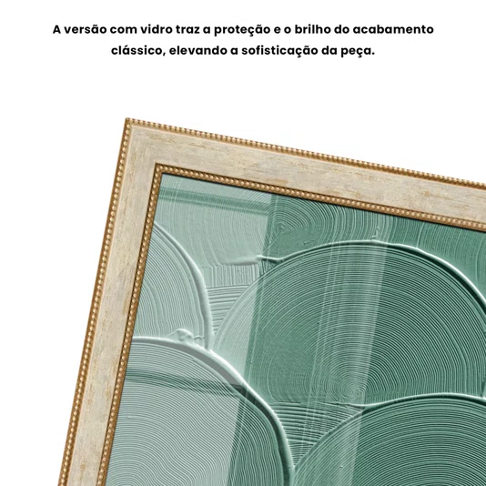 Quadro Decorativo Textura Abstrata de Arcos Estilo Modern Heritage