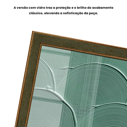 Quadro Decorativo Textura Abstrata de Arcos Estilo Modern Heritage