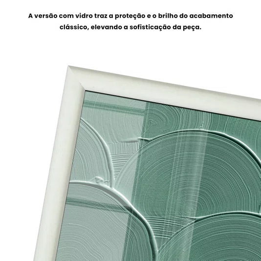 Quadro Decorativo Textura Abstrata de Arcos Estilo Modern Heritage