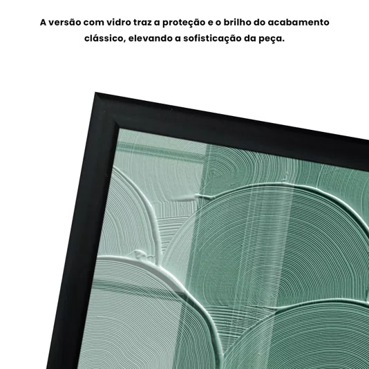 Quadro Decorativo Textura Abstrata de Arcos Estilo Modern Heritage