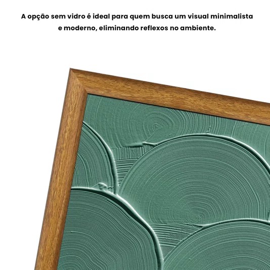 Quadro Decorativo Textura Abstrata de Arcos Estilo Modern Heritage