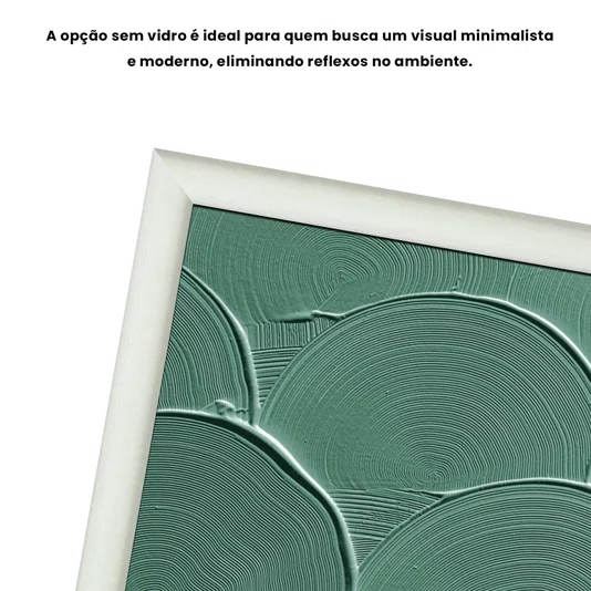 Quadro Decorativo Textura Abstrata de Arcos Estilo Modern Heritage