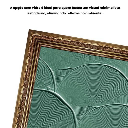 Quadro Decorativo Textura Abstrata de Arcos Estilo Modern Heritage