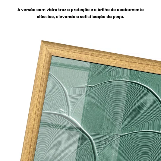 Quadro Decorativo Textura Abstrata de Arcos Estilo Modern Heritage