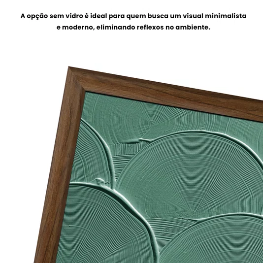 Quadro Decorativo Textura Abstrata de Arcos Estilo Modern Heritage
