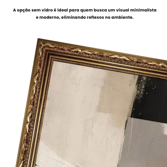 Quadro Decorativo Textura Abstrata Estilo Modern Heritage