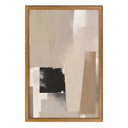 Quadro Decorativo Textura Abstrata Estilo Modern Heritage
