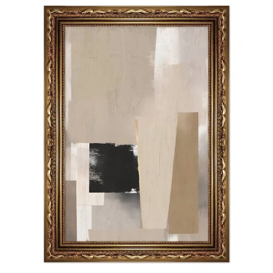 Quadro Decorativo Textura Abstrata Estilo Modern Heritage