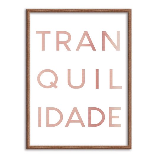 Quadro Decorativo Tranquilidade