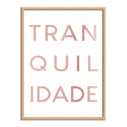 Quadro Decorativo Tranquilidade