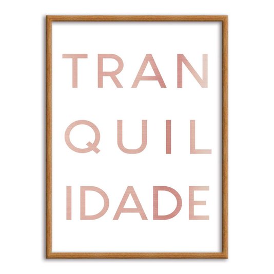 Quadro Decorativo Tranquilidade