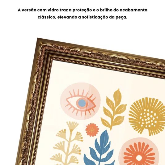 Quadro Decorativo Vasos Botânicos Estilo Modern Heritage