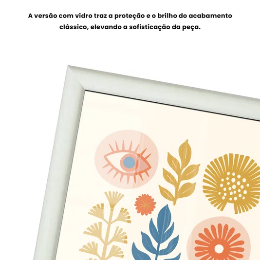 Quadro Decorativo Vasos Botânicos Estilo Modern Heritage