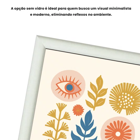 Quadro Decorativo Vasos Botânicos Estilo Modern Heritage