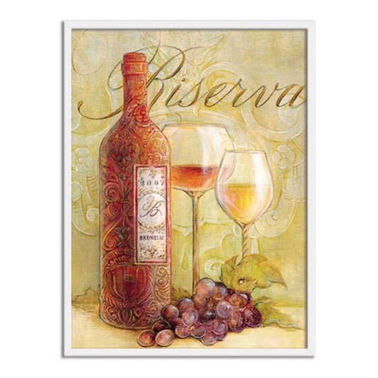 Quadro Decorativo Vinho Riserva