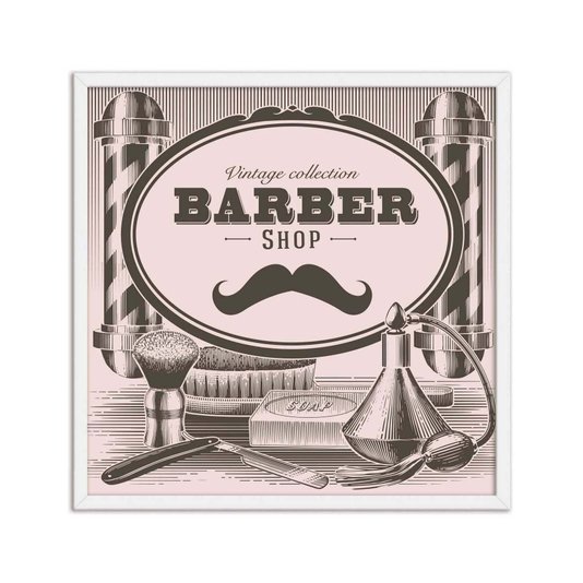 Quadro Decorativo Vintage Collection Barber Shop