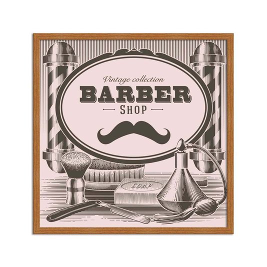 Quadro Decorativo Vintage Collection Barber Shop