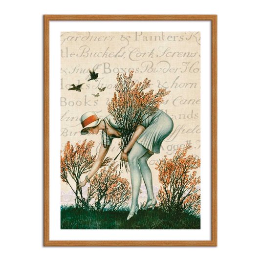 Quadro Decorativo Vintage Jardim