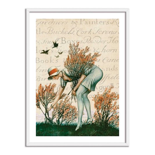 Quadro Decorativo Vintage Jardim