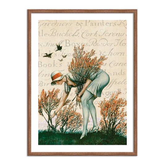 Quadro Decorativo Vintage Jardim
