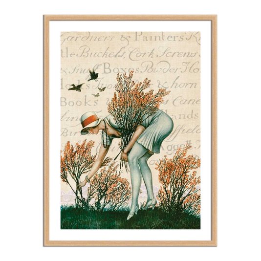 Quadro Decorativo Vintage Jardim