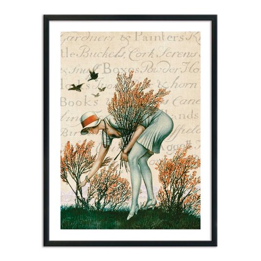 Quadro Decorativo Vintage Jardim