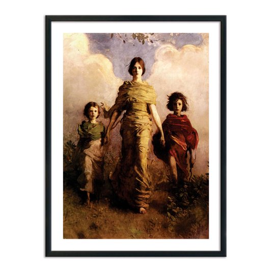 Quadro Decorativo A Virgem de Abbott Thayer