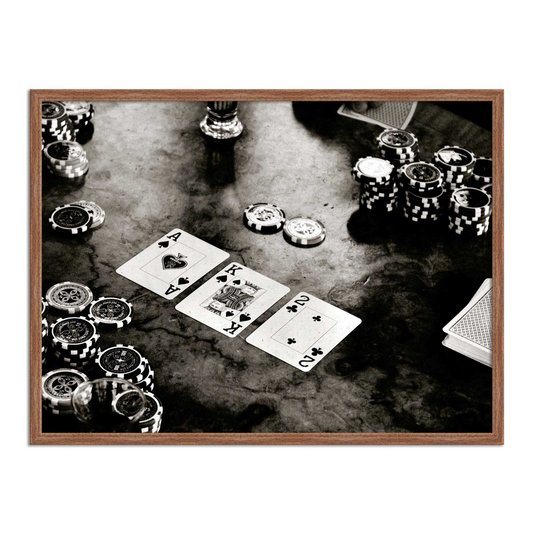 Quadro Decorativo Vintage Poker