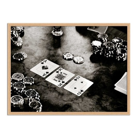 Quadro Decorativo Vintage Poker
