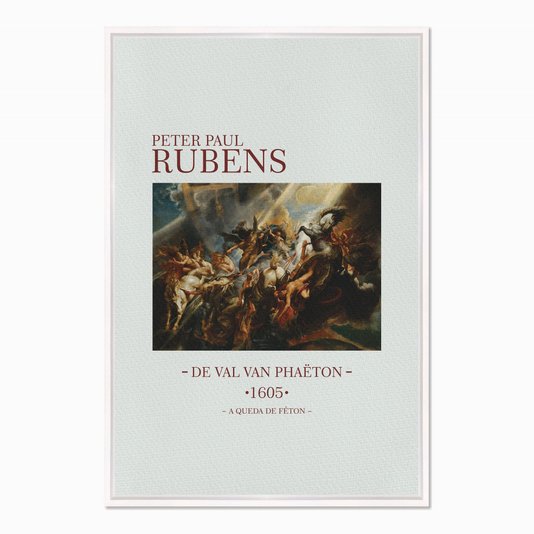 Quadro em Tela Canvas A Queda de Féton de Peter Paul Rubens