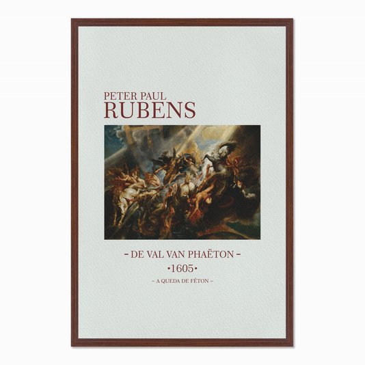 Quadro em Tela Canvas A Queda de Féton de Peter Paul Rubens