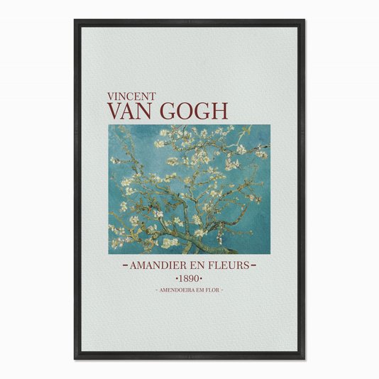 Quadro em Tela Canvas Amendoeira em Flor de Van Gogh