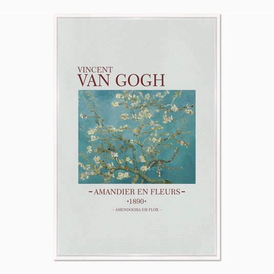Quadro em Tela Canvas Amendoeira em Flor de Van Gogh
