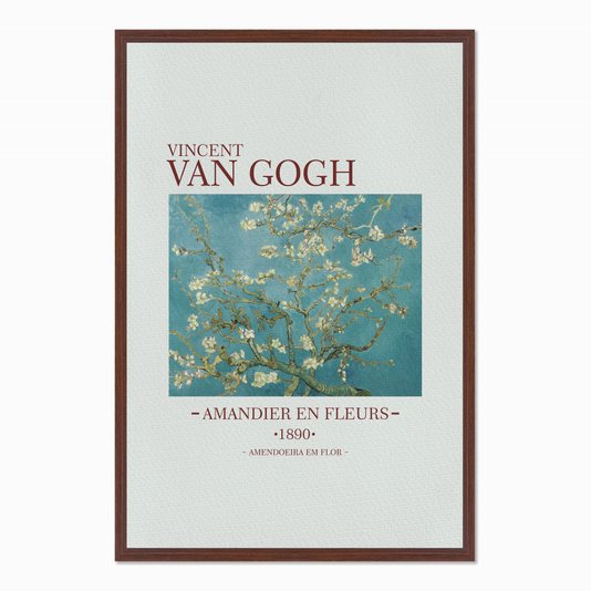 Quadro em Tela Canvas Amendoeira em Flor de Van Gogh